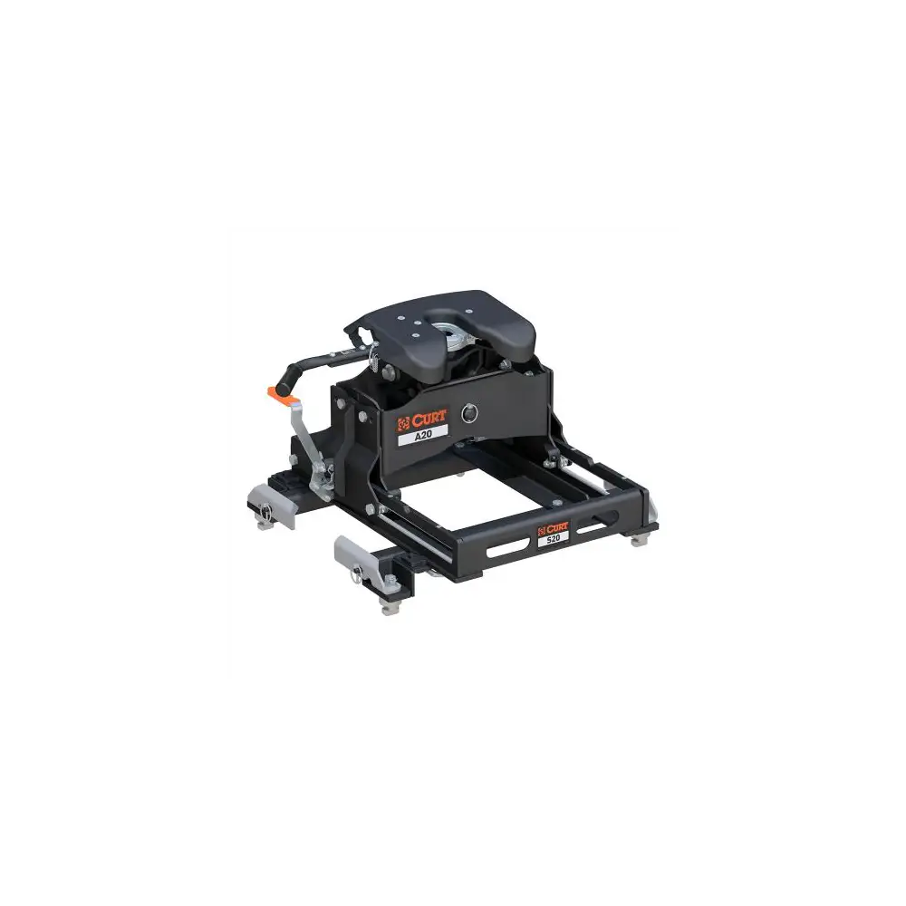 A20 Sliding 5th Wheel Hitch - 20K, Silverado, Sierra, 6.5' Bed Puck System - CUR16698